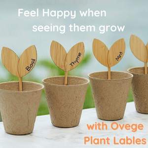 Étiquettes de jardinage industrielles DIY en forme de plantes, avec stylo marqueur, pour semis, herbes en pot, fleurs et légumes - Product Image 5