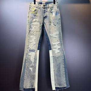 Jeans <span class=keywords><strong>de</strong></span> <span class=keywords><strong>Hombre</strong></span> PUR 2026 <span class=keywords><strong>de</strong></span> Alta Calidad, 13oz, Denim Elástico Resistente, Lavado, Desgastado, Corte <span class=keywords><strong>Slim</strong></span> <span class=keywords><strong>Fit</strong></span>, Estilo Urbano, Color Violeta - Product Image 4