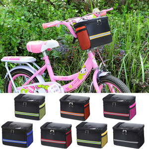 Bolsa Universal para manillar de bicicleta, 2L, resistente al agua, con forro interior, para almacenamiento en el vástago de bicicleta de montaña, negro, azul, rosa - Product Image 5
