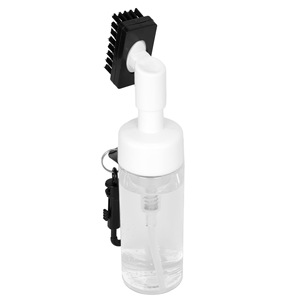 <b>Golf</b> Club Cleaning Brush Transparent Spray Bottle With Brush And Retractable Carabiner Portable <b>Golf</b> Accessories - Product Image 3
