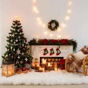 Couverture de <span class=keywords><strong>neige</strong></span> artificielle pour la décoration de Noël, tapis de <span class=keywords><strong>neige</strong></span> blanc doux pour l'affichage de la maison et du magasin - Product Image 4