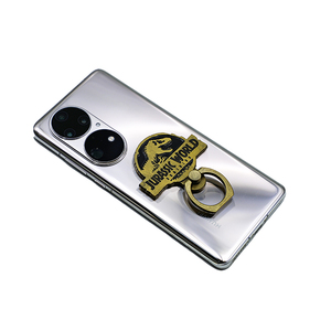 Support de téléphone personnalisé en laiton antique vintage, souvenir du parc de dinosaures, cadeau pour musée, support de téléphone personnalisé - Product Image 2