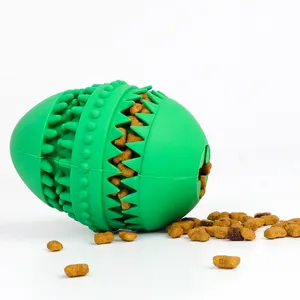 振盛热卖橡胶吱吱球玩具狗零食品种球玩具牙齿清洁球玩具