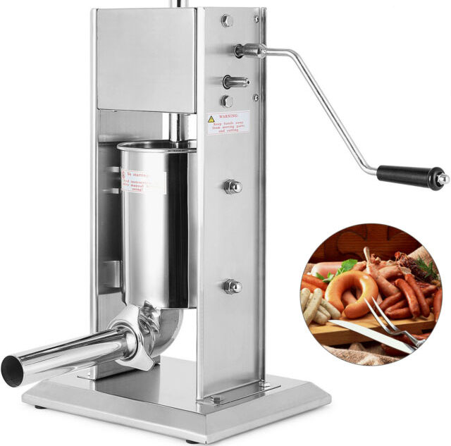 Вертикальный ручной колбасный шприц из нержавеющей стали, 3 л, 5 л, 7 л, 10 л, 15 л
