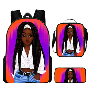 Mochilas escolares de moda Mochila para estudiantes de jardín de infantes para niños de Arte Africano negro para la escuela - Product Image 5