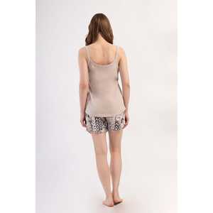 Conjunto de Falda Ovalada con Estampado de Lazos y Tirantes para Mujer, Talla XXL, con Diseño Único - Product Image 1