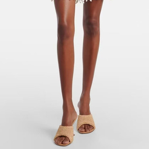 Big Size 45 Women's Open Toe Sandals Designer Style Summer on Mules Pumps Irregular High <b>Hook</b> Heels <b>Shoes</b> - Product Image 6