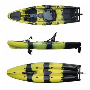 Haute qualité 10.5ft personne seule Sit-Top pêche pied pédale lecteur support de tige HDPE LLDPE 4m gonflable Viking Certification CE - Product Image 6