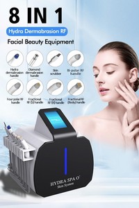Hot Selling Repair Sunburn Skin Rejuvenate Hydra Dermabrasion <b>Machine</b> 8 in 1 Improve Skin Health <b>Oxygen</b> Facial Device - Product Image 2