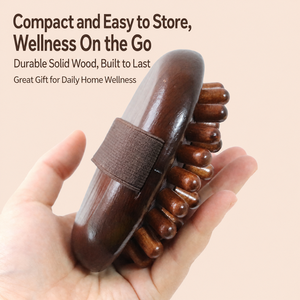 Cepillo de madera ergonómico Gua Sha con perillas lisas para masaje corporal, peine para el cuidado corporal en el hogar y spa, proveedor de cepillos de madera Gua Sha - Product Image 3