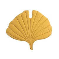 Tapis pour animaux de compagnie en polyester respirant et chaud à motif de feuilles créatif, extra-large, universel, épaissi, lavable en machine, pour toutes les saisons