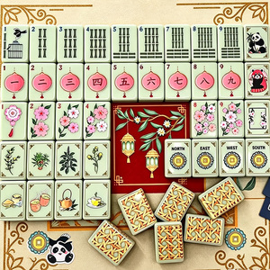 Tuiles de Mahjong Américaines en Acrylique Luxueuses et Écologiques, Fabrication Directe, Personnalisables, 160 Tuiles, pour Casino et Jeux d'Aargent, Portables - Product Image 3