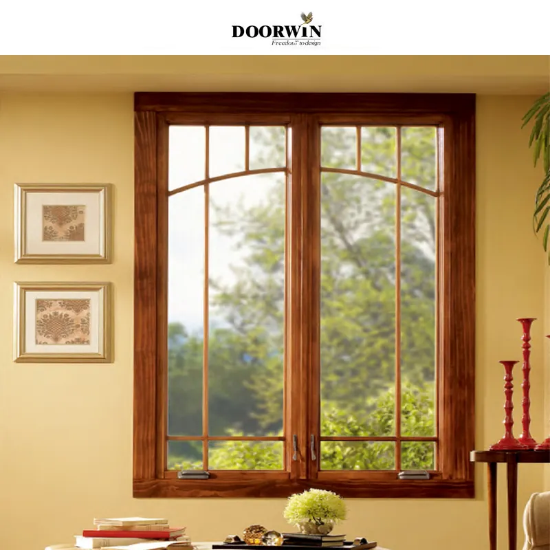 Architectural High Performance Outswing Casement Window Wood Crank Out Windows Series