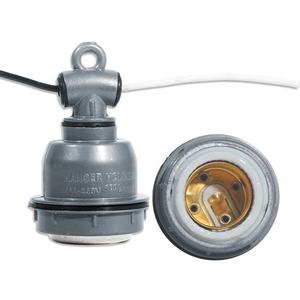 ซ็อกเก็ตโคมไฟหล่ออะลูมิเนียมกันน้ำกลางแจ้ง E27 E40ที่อยู่อาศัยพร้อมที่แขวนกลางแจ้งทนต่อสภาพอากาศทำจากเซรามิก - Product Image 4