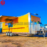 Remorque de cuisine Mobile en aluminium pour Restaurant, véhicule pour aliments, Pizza, café, chien, chariot, restauration rapide, camion