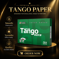 Papier copie Tango 80g A3 500 feuilles 100% pâte de bois Fournitures de bureau Papier copie en gros Papier A4 A5 A6 A7 A2 A3