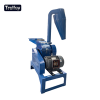 Broyeur multifonctionnel en acier inoxydable pour déchets agricoles, paille et aliments pour animaux, capacité de 200-300 kg/h