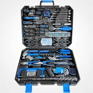 Best Quality 228Pcs Mini Wood Tool Kit Mechanics Hand Tools Socket Ratchet Spanner Tool Set Car Repair