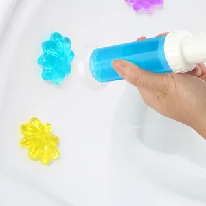 Rayshine Op Maat Gemaakte Bloemvormige Toiletblokjes Reinigingsgel Deodorant Flash 300 Keer 60Ml * 2