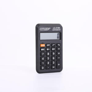 Mini Calculadora Electrónica de Mano CT210N Negra, de ABS, Funciona con Batería, Hecha en China, con Opción de Impresión de Logotipo - Product Image 3