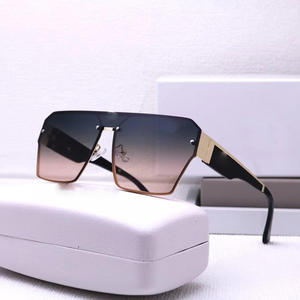 35471 Nuevas Llegadas, Gafas de Sol con Logotipo Personalizado al por Mayor, Gafas de Sol de Lujo Modernas para Mujer, Gafas de Seguridad Cuadradas para Hombre - Product Image 1