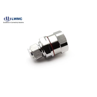 Conector Coaxial RF de Alta Calidad de 50 Ohmios, Conector Coaxial Macho 4.3-10 para Cable de Alimentación de 7/8 Pulgadas en Sistemas Inalámbricos 4G/5G
