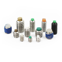 Vis à embout en nylon OEM résistant à la corrosion, vis à douille à embout souple en nylon, diamètre 1,2 mm, 1,6 mm, 2,4 mm Vis de réglage avec embout en nylon