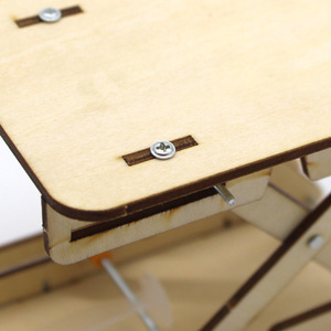 Kit de Escritorio de Madera con Altura Ajustable, Ensamblaje Manual, Juguete Educativo de Ciencia para Niños de 7 a 9 Años, Herramienta de Aprendizaje STEM con Formas Geométricas - Product Image 3