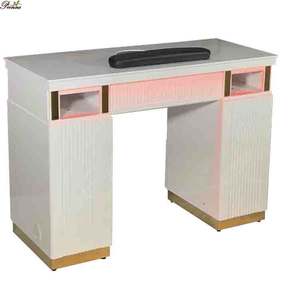 2026 <span class=keywords><strong>MESA</strong></span> DE <span class=keywords><strong>MANICURA</strong></span> individual resistente a la acetona barata moderna Escritorio de uñas con salidas - Product Image 2