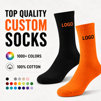 Chaussettes de sport personnalisées avec impressions artistiques et marque personnalisée pour la marche, la course, le tennis, le basketball et autres sports de plein air
