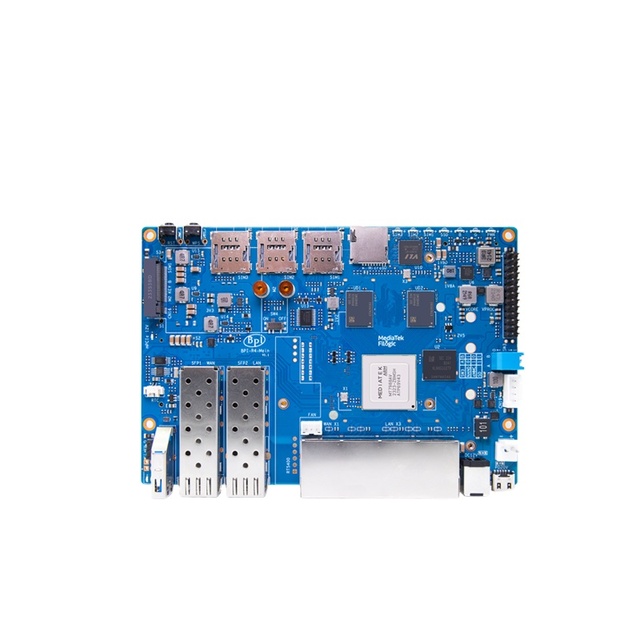 Aismartlink Banana Pi BPI-R4 Open Source Router Development Board Supports 2 SFP, 7 (BPI-R4 4G Ram Standard Version)