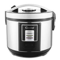 Rice Cooker Listrik Mini Mewah untuk Rumah Tangga, Bahan Stainless Steel, Kapasitas 1.5l 1.8l 2.2l 2.8l, Aman dan Sehat untuk Memasak di Dapur