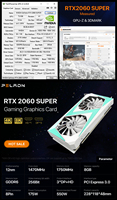 2026 New GPU Geforce RTX 2060 6GB GDDR6 192-bit PC Graphics Card RTX 2060 Super 8GB 8Pin 256-bit Gaming Graphics Card