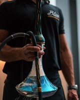 Nouveau Kit Chicha Russe de Luxe en Aluminium Argenté de Haute Qualité, Modèle Blade Unique