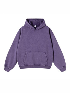 Sudadera con Capucha Oversize de Invierno 2026 de Marca, Alta Calidad, 100% Algodón, Lavado Ácido, Bordado 3D, Efecto Desgastado por el Sol - Product Image 5