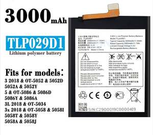 3.85V 3000mAh TLp029D1 pour <span class=keywords><strong>Alcatel</strong></span> One Touch OT-5052 5058 batterie de téléphone portable au Lithium polymère - Product Image 2