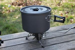 Sp2682 di động cắm trại ngoài trời Cookware <span class=keywords><strong>Set</strong></span> nhôm nấu ăn nồi <span class=keywords><strong>Pan</strong></span> Ấm đun nước đồ dùng lộn xộn <span class=keywords><strong>Kit</strong></span> với túi lưu trữ - Product Image 5