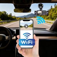 Perekam Video Dashcam 5-lensa 5-saluran Model Baru 360 Derajat Ekspor Layar IPS HD 2K Kamera Kotak Hitam Mobil Super Night Vision