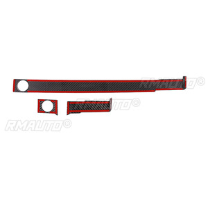 Autocollant de protection de tableau de bord en fibre de carbone pour Land Rover Range Rover Sport 2018-2020, accessoires de voiture, conduite à gauche - Product Image 3