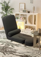 Chaise-lit pliante pour chambre d'étudiant, baie vitrée, chaise à dossier simple, chaise de salon pour balcon, matelas tatami