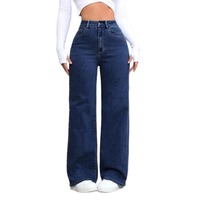 Jeans pour femmes taille asiatique S-5XL, coupe droite, taille haute, style rétro, directement du fabricant, pour l'exportation