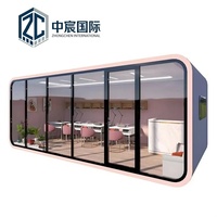 Vente en gros usine Villa préfabriquée moderne et respirante en panneaux sandwich de bois, conteneur démontable, Wanhai 20 pieds