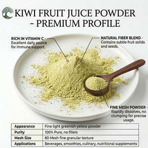 Poudre de jus de kiwi en gros - Poudre instantanée 100% naturelle pour l'alimentation et les boissons - Product Image 5