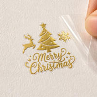 Autocollant de transfert UV DTF personnalisé en feuille d'or pour boîte à gâteaux, boîte à biscuits, pot à bonbons, boîte à cupcakes, boîte à donuts, décalcomanie imperméable