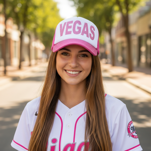 Gorra de Béisbol de 5 Paneles <span class=keywords><strong>con</strong></span> Borde Brillante Personalizado, Logotipo <span class=keywords><strong>con</strong></span> Impresión en Relieve, Gorra Deportiva de Dos Tonos para Chicas, Diseño de Lujo - Product Image 2