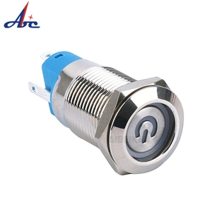 12mm 리셋 금속 버튼 시작/정지 스위치 LED 조명 포함 <span class=keywords><strong>DC</strong></span> 5/12/24V 소형 버튼 인칭 스위치 방수 및 방진 - Product Image 4