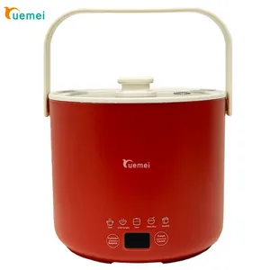 Hand-held Mini Hot Pot Electric Smart Multi Function Rice Cooker 1.2L Digital Touch Control Keep Warm Cooking Pots For Home