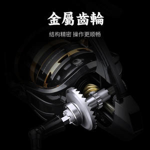 Carrete de Pesca Giratorio Poolblade de Metal, Gran Capacidad, 10 kg de Arrastre, para Pesca en Mar, Playa y Océano - Product Image 5