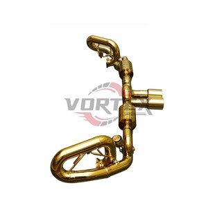 Vortex ท่อไอเสีย catback สแตนเลส valved สีทองสำหรับ PORSCHE 911 991 GT3 4.0L สปอร์ต tuffler - Product Image 6