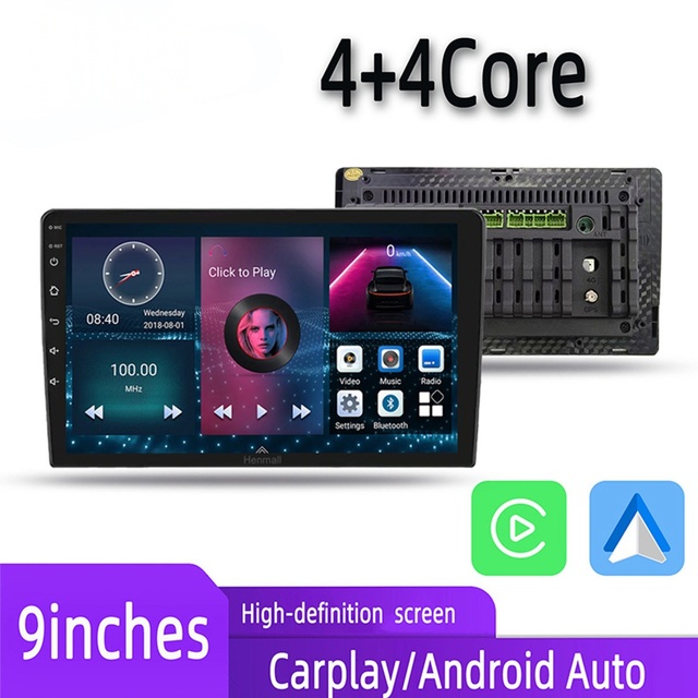 Wholesale 9 Inch Universal 2 Din Car Radio Stereo Support Wireless Carplay Android Auto HD Touchscreen GPS Navigation BT FM